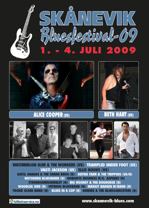 Skånevik Blues_Plakat 2009