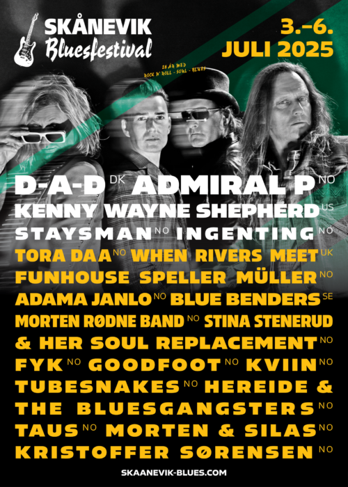 Skånevik Bluesfestival plakat 0625